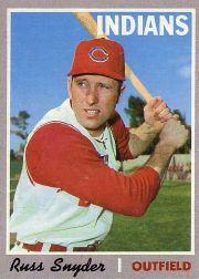 1970 Topps Baseball Cards      347     Russ Snyder